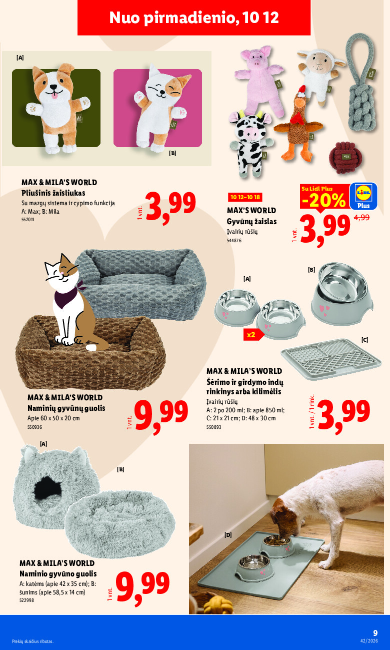lidl - NE MAISTO PREKIŲ PASIŪLYMAI (2026-10-12 - 2026-10-18) - page: 9