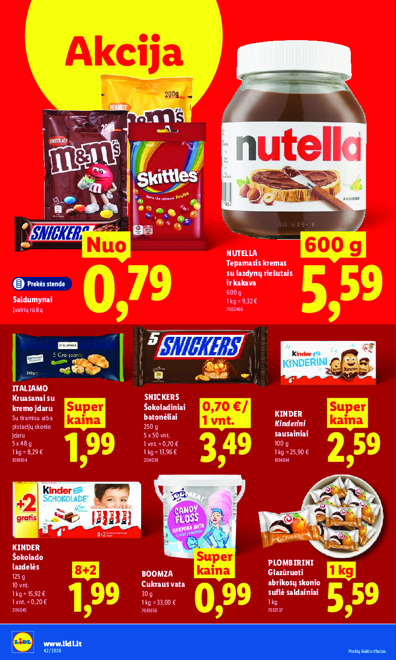 lidl - MAISTO PREKIŲ PASIŪLYMAI (2026-10-12 - 2026-10-18) - page: 16