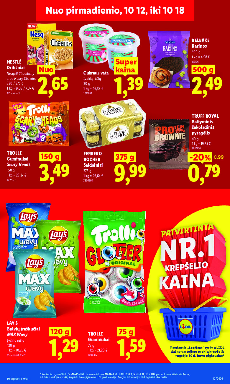 lidl - MAISTO PREKIŲ PASIŪLYMAI (2026-10-12 - 2026-10-18) - page: 17