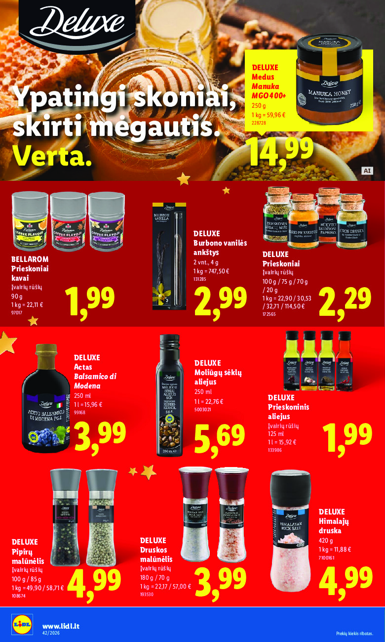 lidl - MAISTO PREKIŲ PASIŪLYMAI (2026-10-12 - 2026-10-18) - page: 24