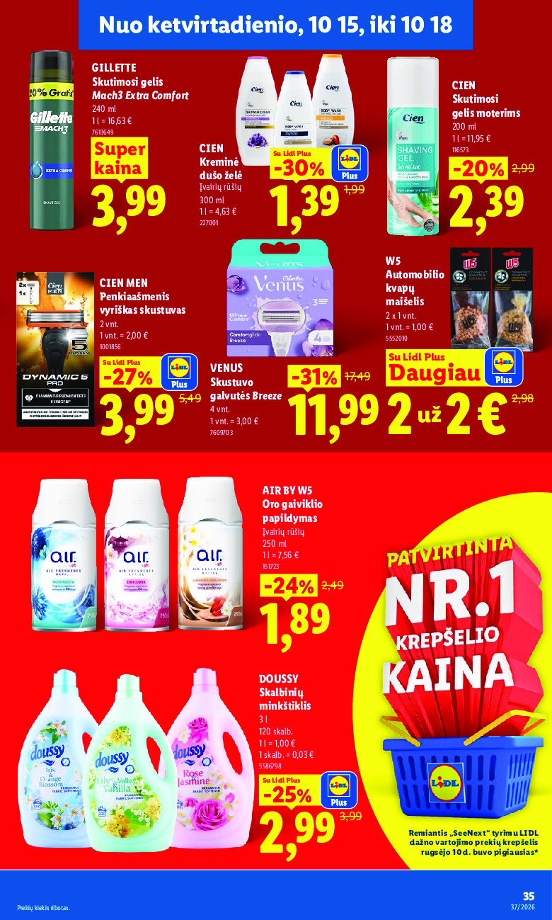 lidl - MAISTO PREKIŲ PASIŪLYMAI (2026-10-12 - 2026-10-18) - page: 37