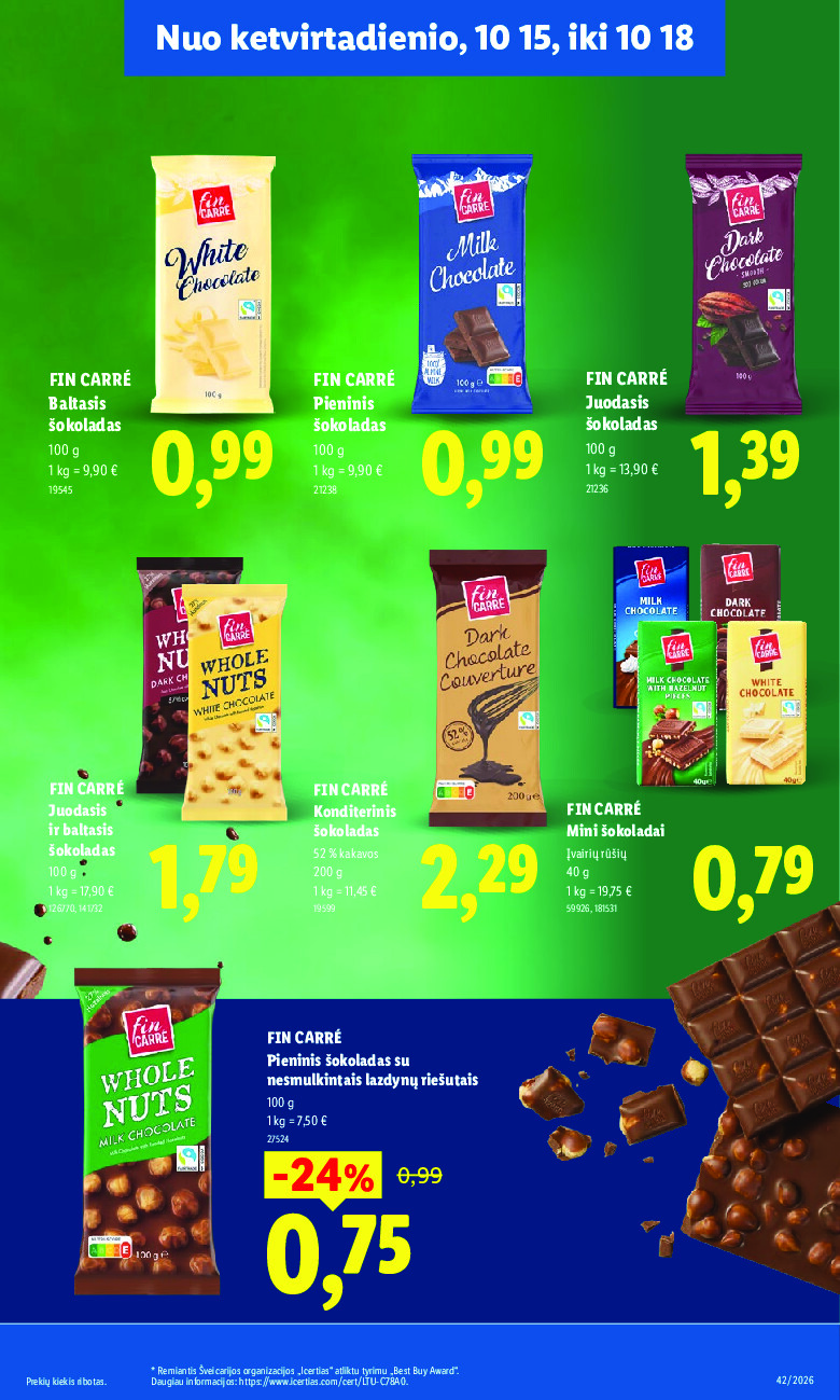 lidl - MAISTO PREKIŲ PASIŪLYMAI (2026-10-12 - 2026-10-18) - page: 41