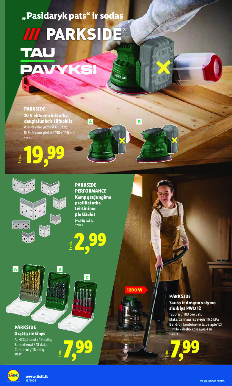 lidl - NE MAISTO PREKIŲ PASIŪLYMAI (2026-10-19 - 2026-10-25) - page: 16