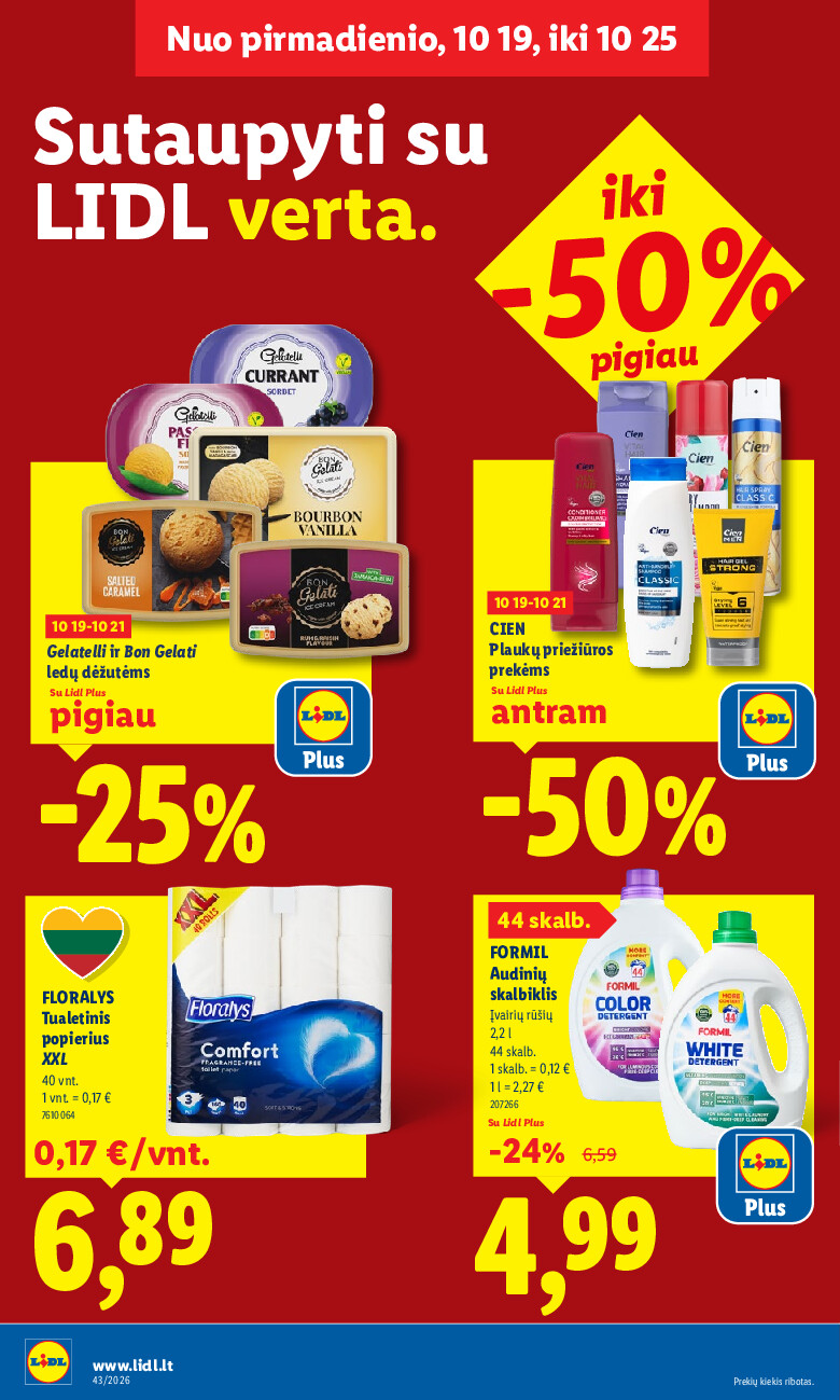 lidl - MAISTO PREKIŲ PASIŪLYMAI (2026-10-19 - 2026-10-25) - page: 2