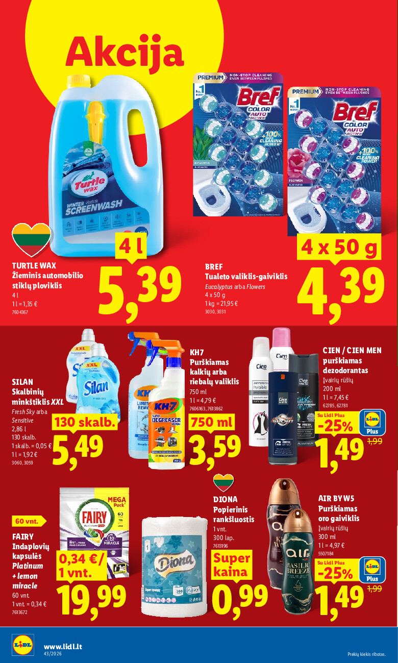 lidl - MAISTO PREKIŲ PASIŪLYMAI (2026-10-19 - 2026-10-25) - page: 14