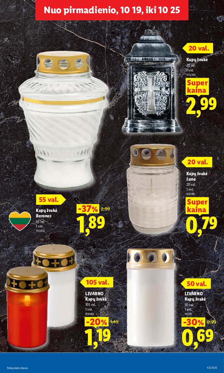 lidl - MAISTO PREKIŲ PASIŪLYMAI (2026-10-19 - 2026-10-25) - page: 17