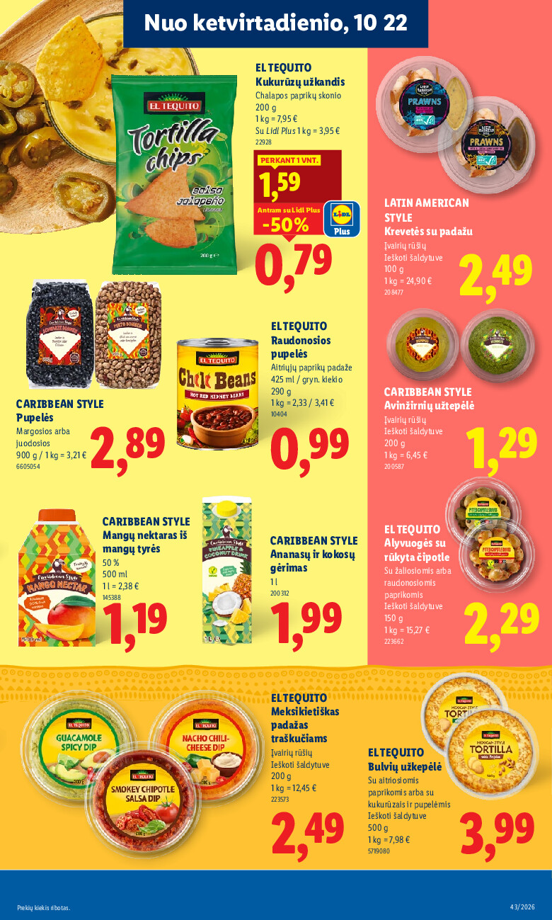 lidl - MAISTO PREKIŲ PASIŪLYMAI (2026-10-19 - 2026-10-25) - page: 25