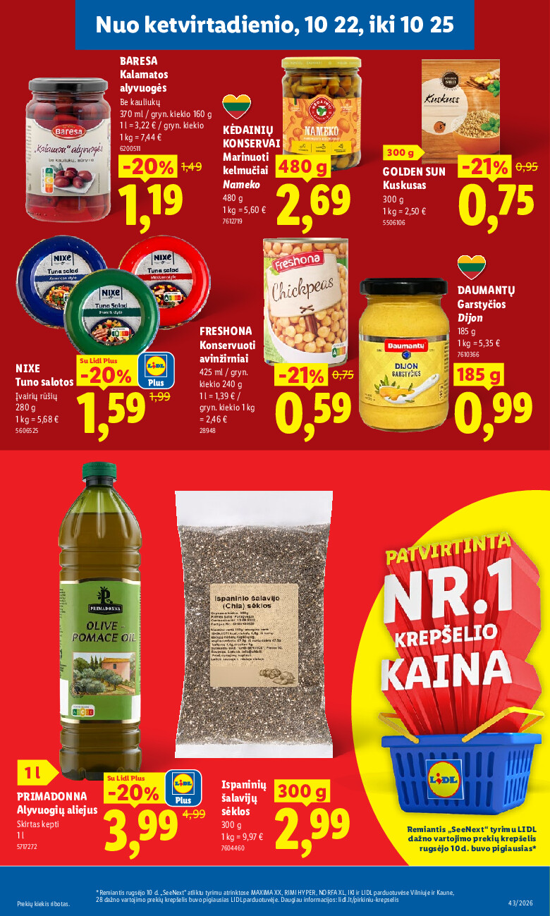 lidl - MAISTO PREKIŲ PASIŪLYMAI (2026-10-19 - 2026-10-25) - page: 27