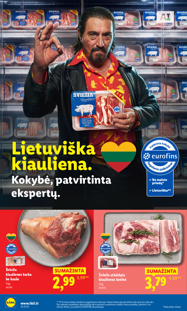 lidl - MAISTO PREKIŲ PASIŪLYMAI (2026-10-19 - 2026-10-25) - page: 8