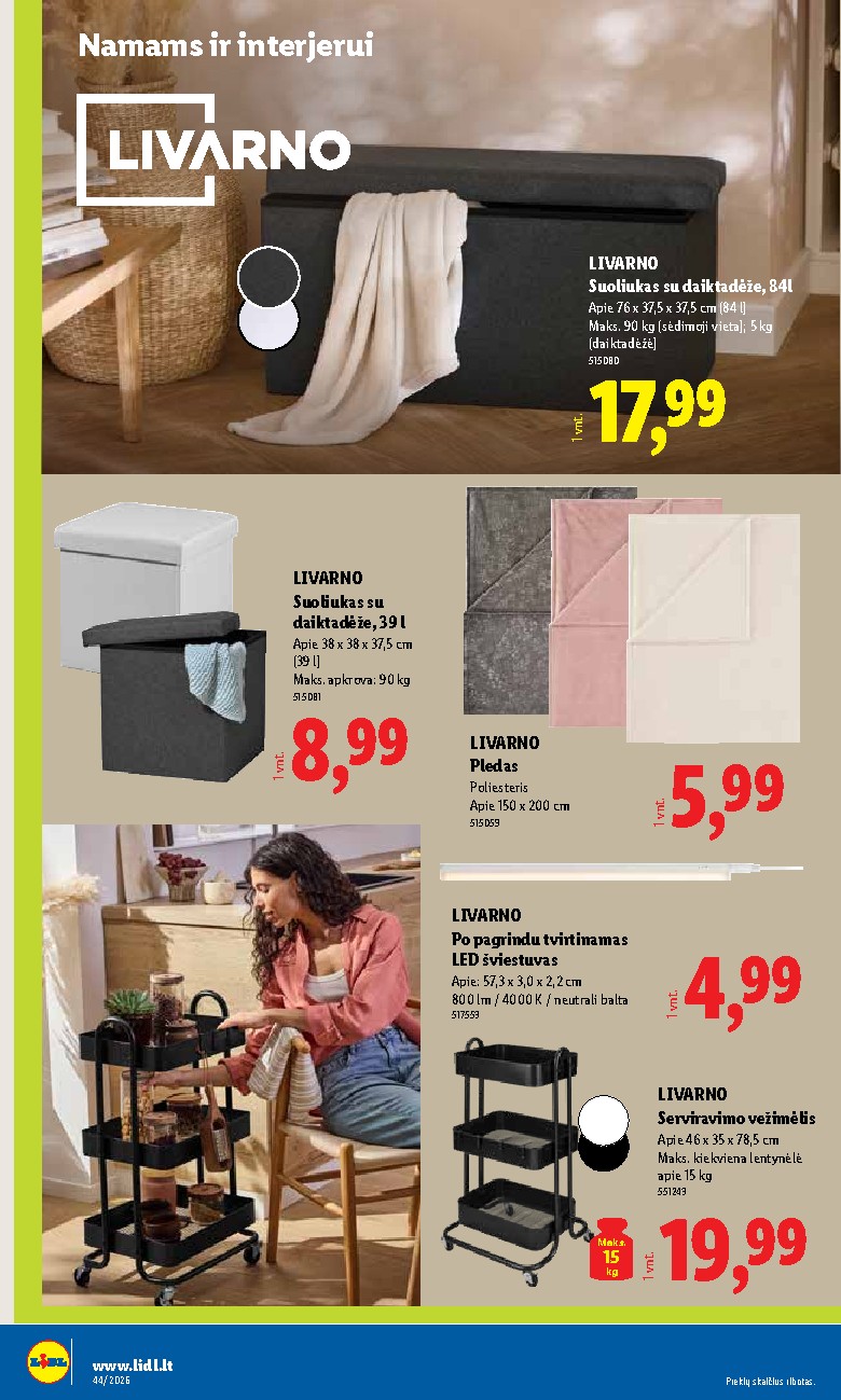 lidl - NE MAISTO PREKIŲ PASIŪLYMAI (2026-10-26 - 2026-11-01) - page: 18