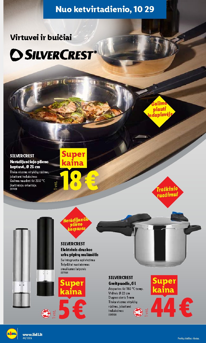 lidl - NE MAISTO PREKIŲ PASIŪLYMAI (2026-10-26 - 2026-11-01) - page: 10