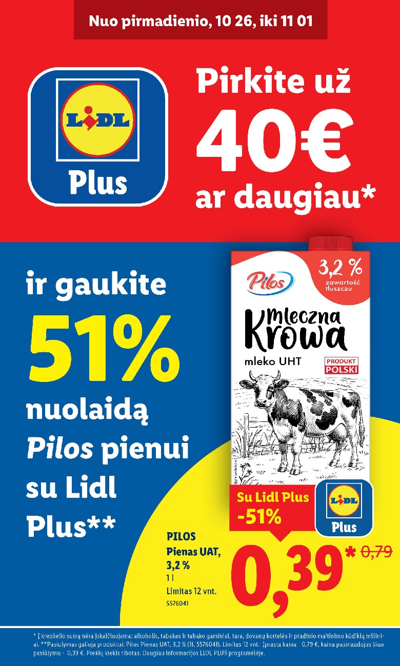 lidl - MAISTO PREKIŲ PASIŪLYMAI (2026-10-26 - 2026-11-01) - page: 2
