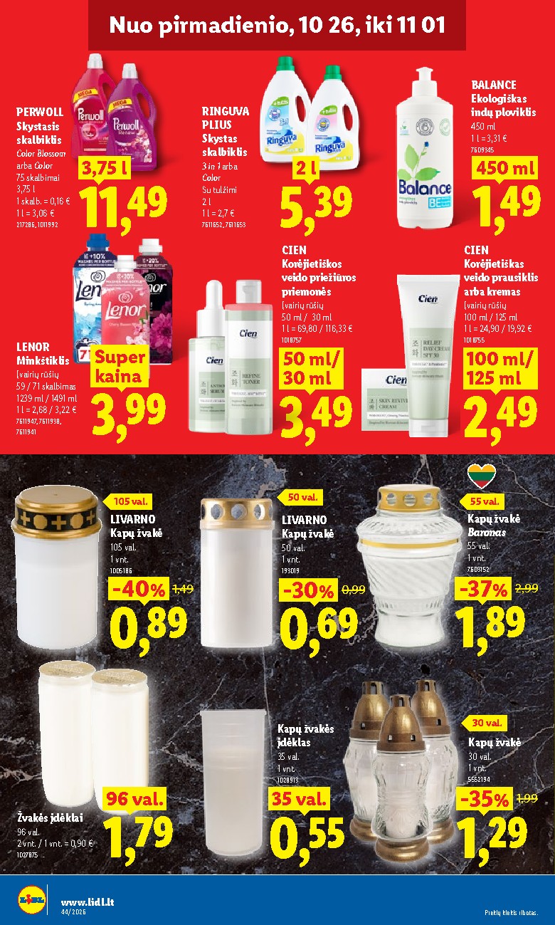 lidl - MAISTO PREKIŲ PASIŪLYMAI (2026-10-26 - 2026-11-01) - page: 18