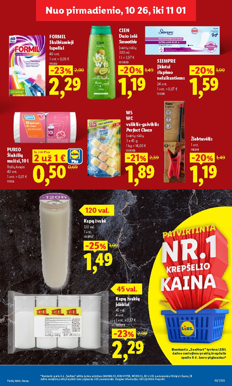lidl - MAISTO PREKIŲ PASIŪLYMAI (2026-10-26 - 2026-11-01) - page: 19