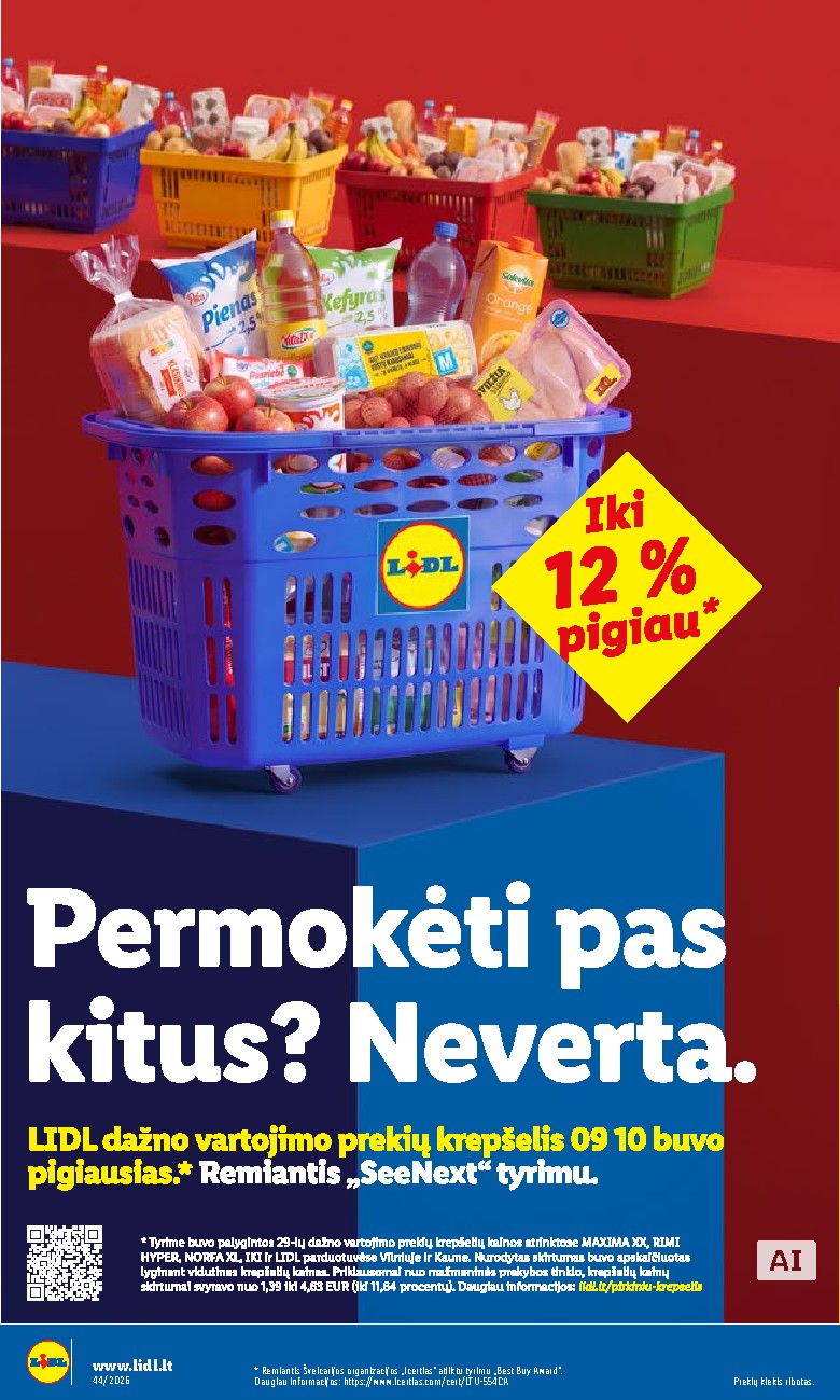 lidl - MAISTO PREKIŲ PASIŪLYMAI (2026-10-26 - 2026-11-01) - page: 3