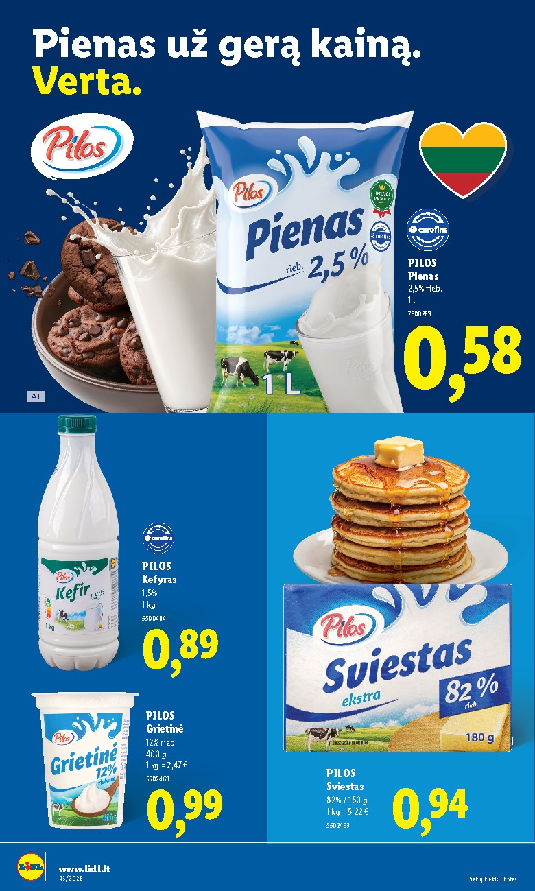 lidl - MAISTO PREKIŲ PASIŪLYMAI (2026-10-26 - 2026-11-01) - page: 22