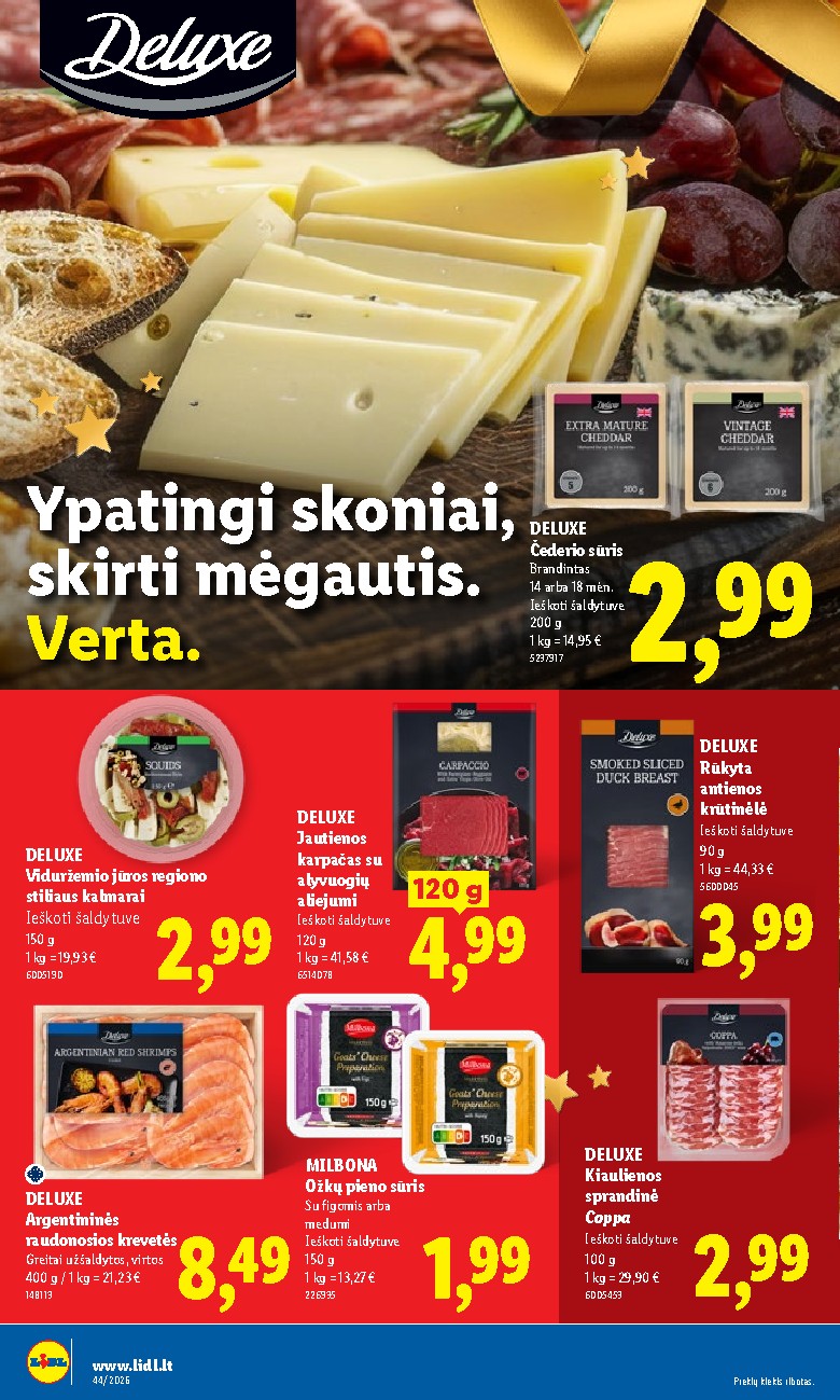 lidl - MAISTO PREKIŲ PASIŪLYMAI (2026-10-26 - 2026-11-01) - page: 24