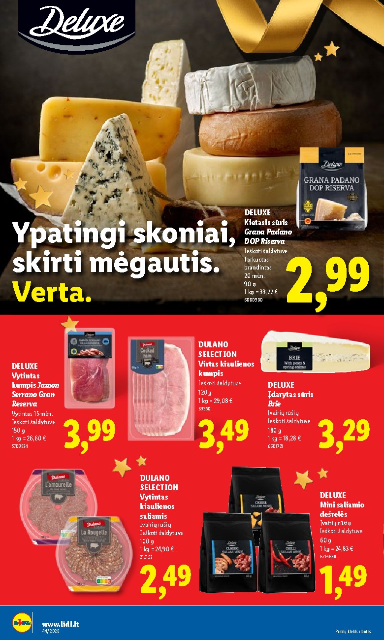 lidl - MAISTO PREKIŲ PASIŪLYMAI (2026-10-26 - 2026-11-01) - page: 26