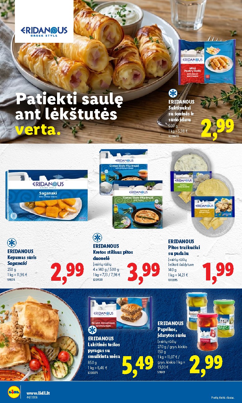 lidl - MAISTO PREKIŲ PASIŪLYMAI (2026-10-26 - 2026-11-01) - page: 28