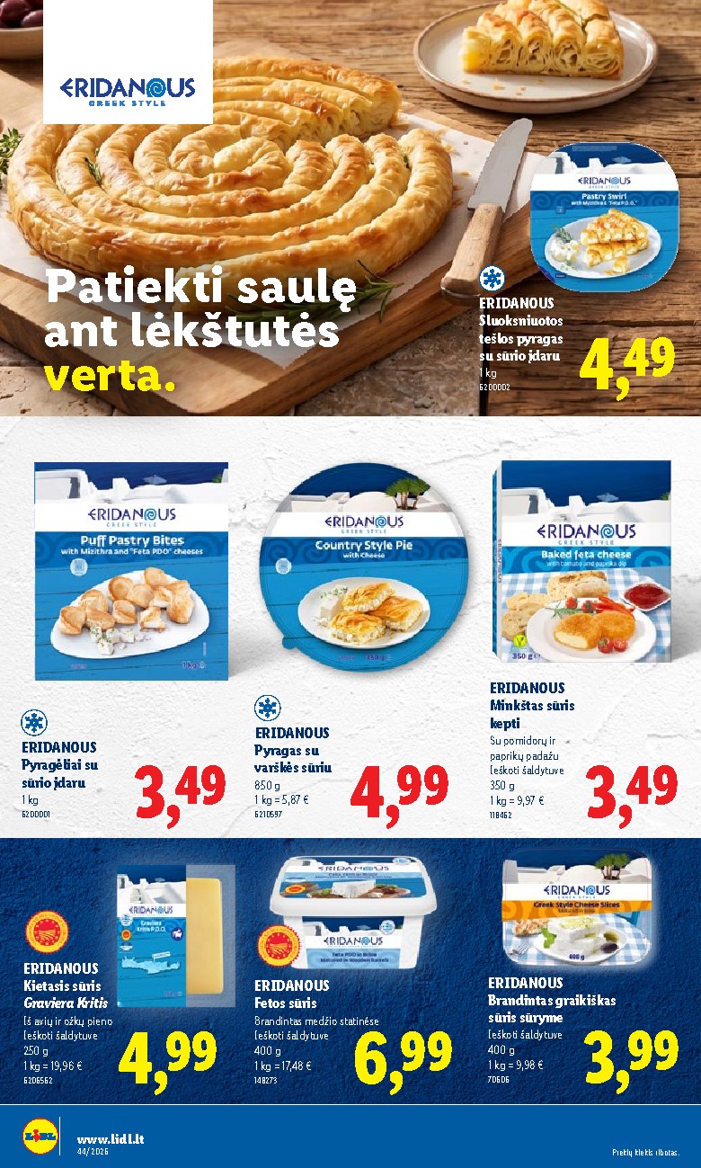 lidl - MAISTO PREKIŲ PASIŪLYMAI (2026-10-26 - 2026-11-01) - page: 30