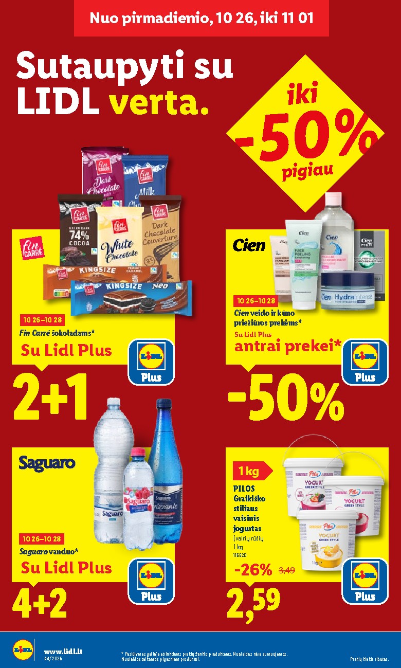 lidl - MAISTO PREKIŲ PASIŪLYMAI (2026-10-26 - 2026-11-01) - page: 4