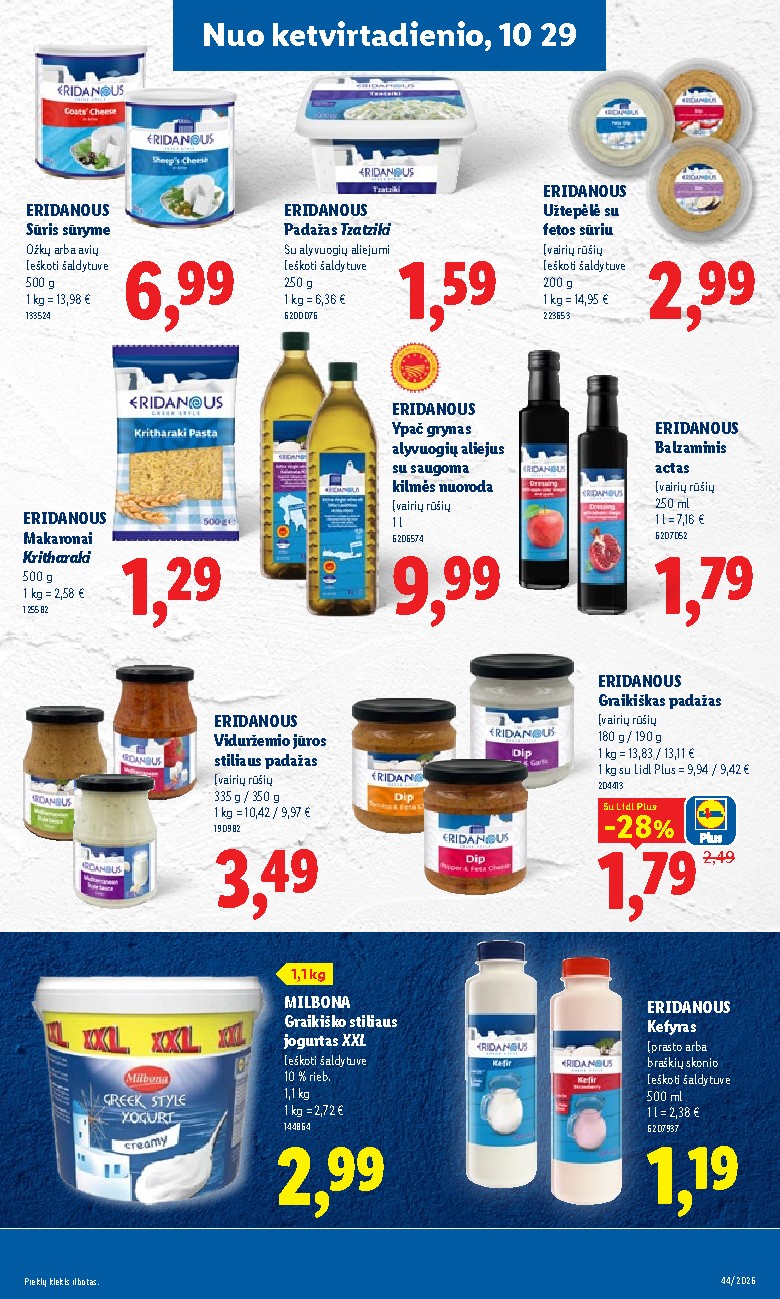 lidl - MAISTO PREKIŲ PASIŪLYMAI (2026-10-26 - 2026-11-01) - page: 31