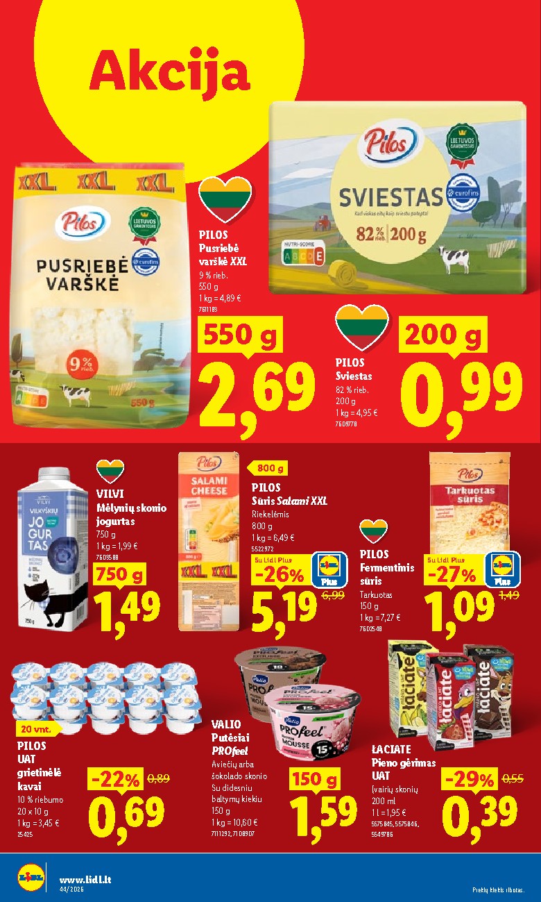 lidl - MAISTO PREKIŲ PASIŪLYMAI (2026-10-26 - 2026-11-01) - page: 36