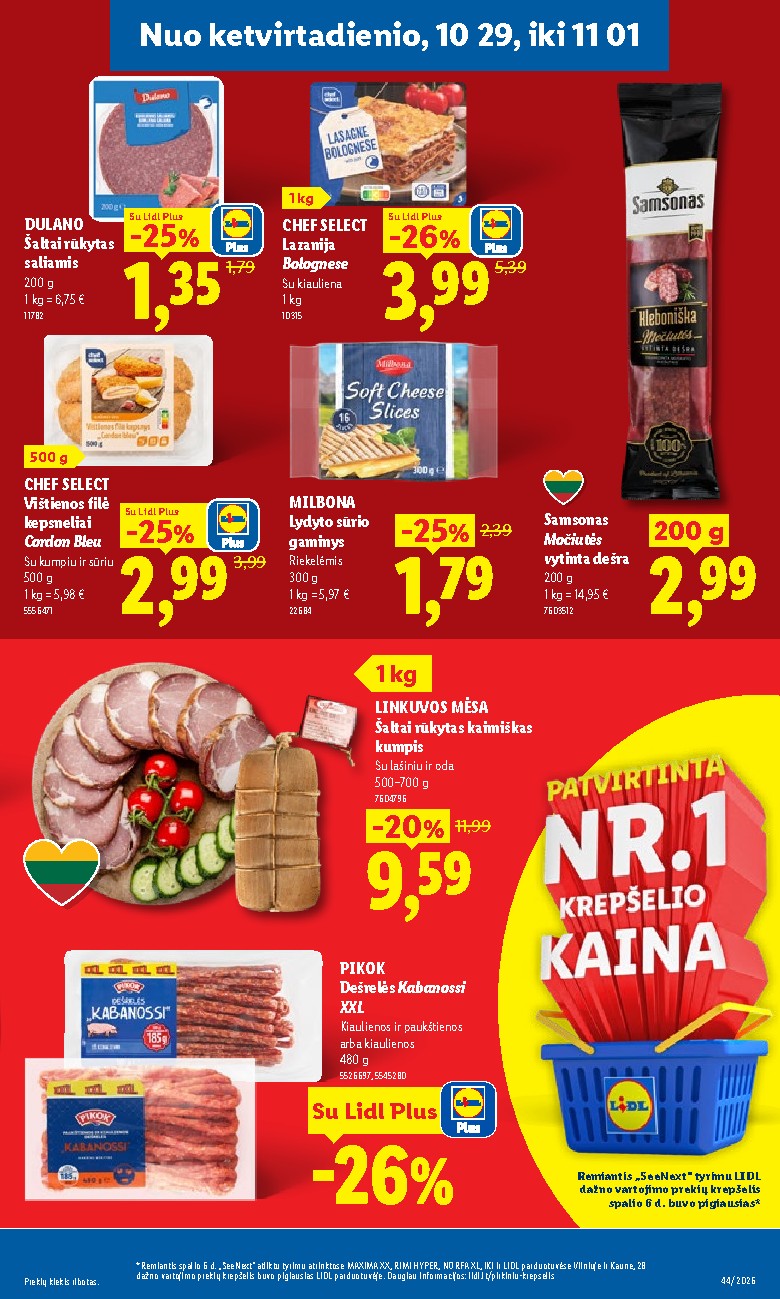 lidl - MAISTO PREKIŲ PASIŪLYMAI (2026-10-26 - 2026-11-01) - page: 37