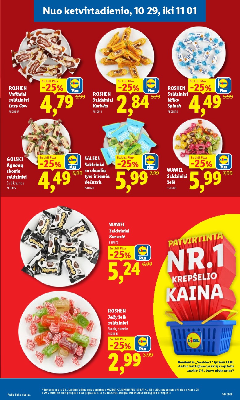 lidl - MAISTO PREKIŲ PASIŪLYMAI (2026-10-26 - 2026-11-01) - page: 39