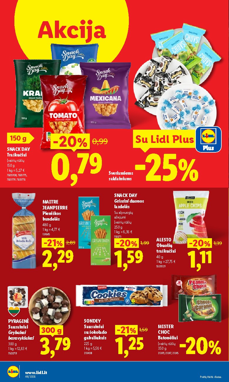 lidl - MAISTO PREKIŲ PASIŪLYMAI (2026-10-26 - 2026-11-01) - page: 40
