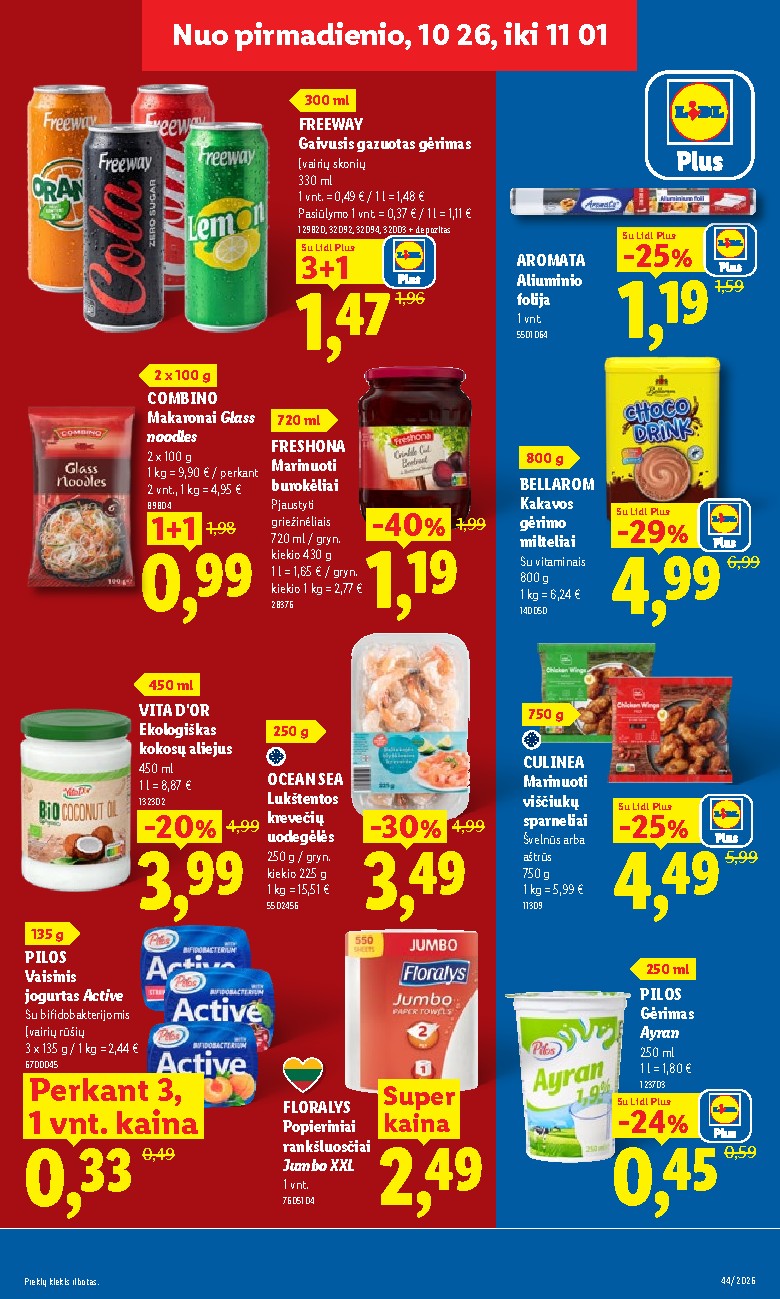 lidl - MAISTO PREKIŲ PASIŪLYMAI (2026-10-26 - 2026-11-01) - page: 5