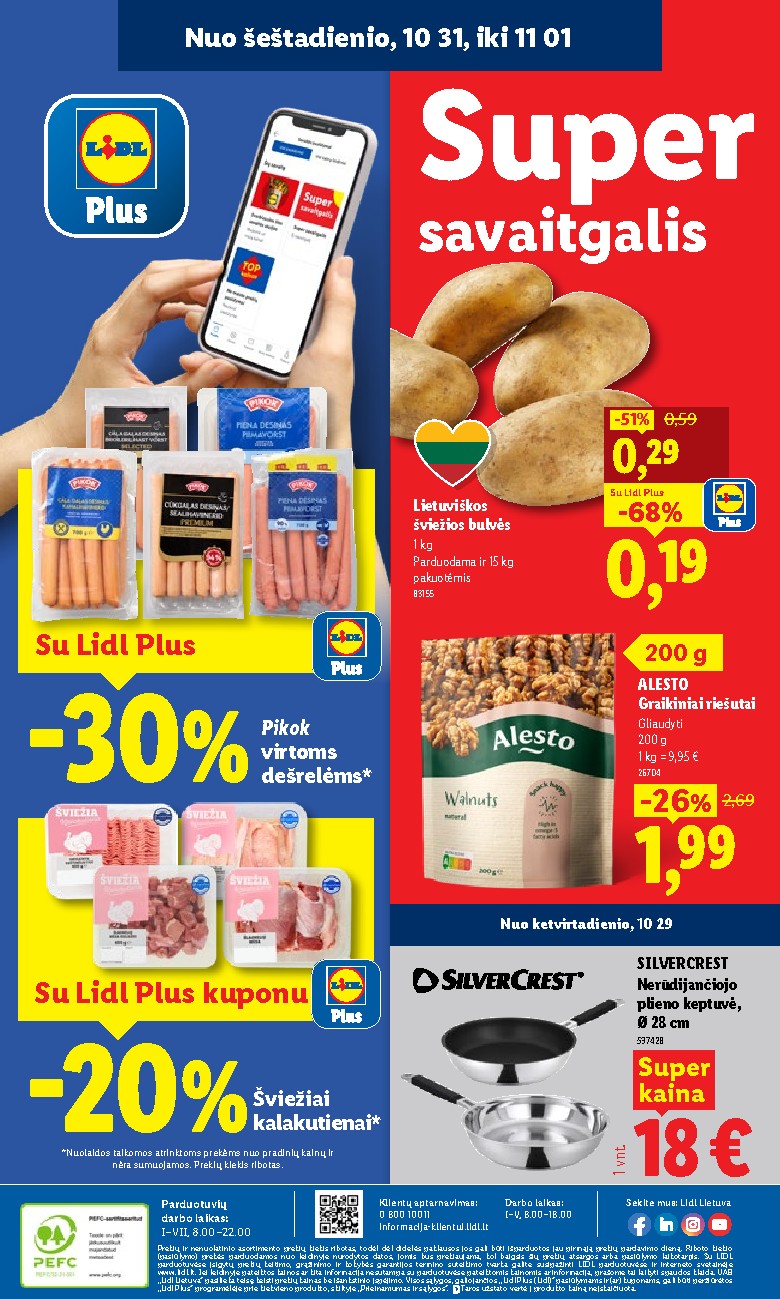 lidl - MAISTO PREKIŲ PASIŪLYMAI (2026-10-26 - 2026-11-01) - page: 46