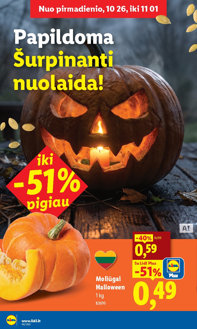 lidl - MAISTO PREKIŲ PASIŪLYMAI (2026-10-26 - 2026-11-01) - page: 8
