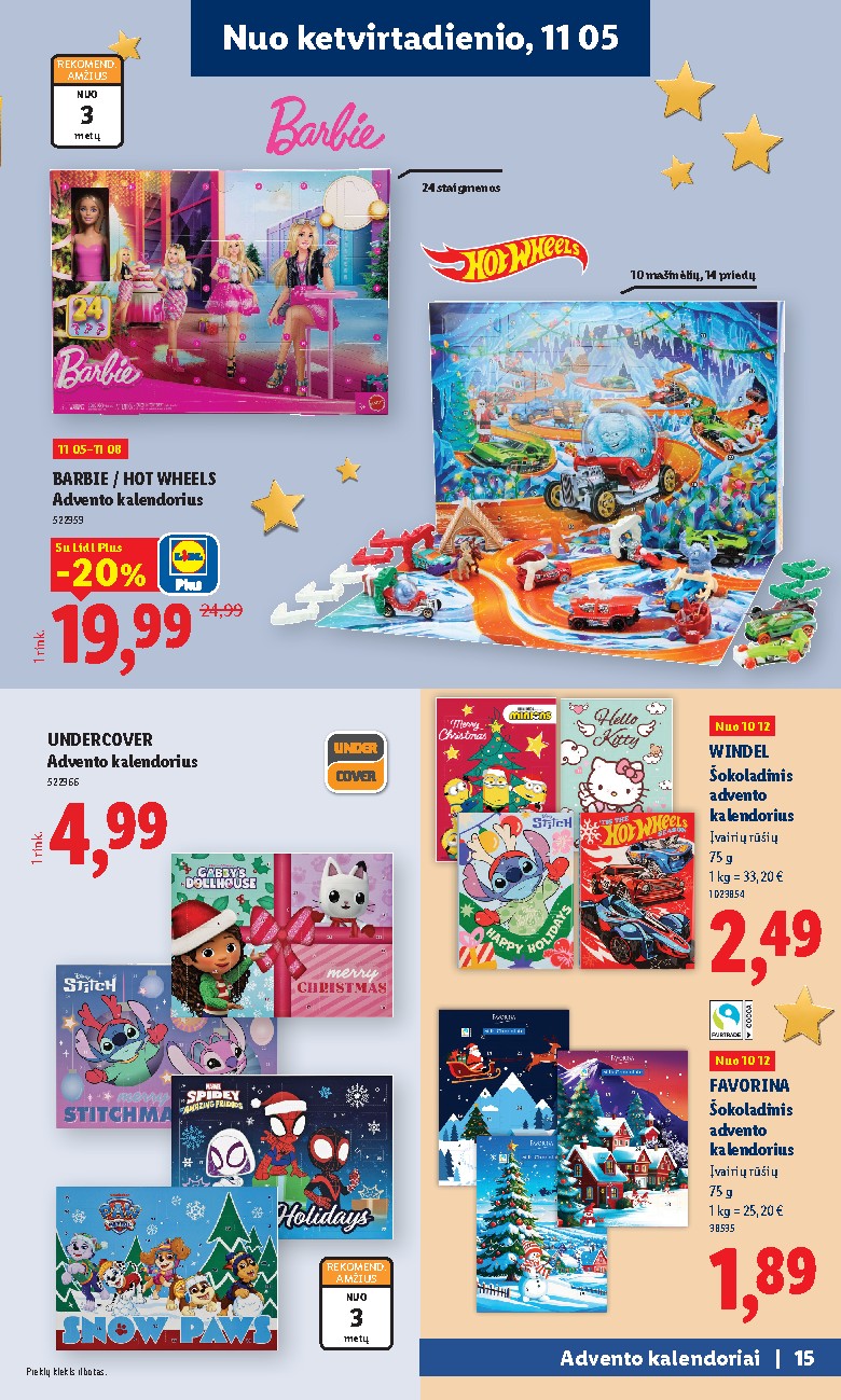 lidl - Žaislų katalogas (2026-11-02 - 2026-12-27) - page: 15