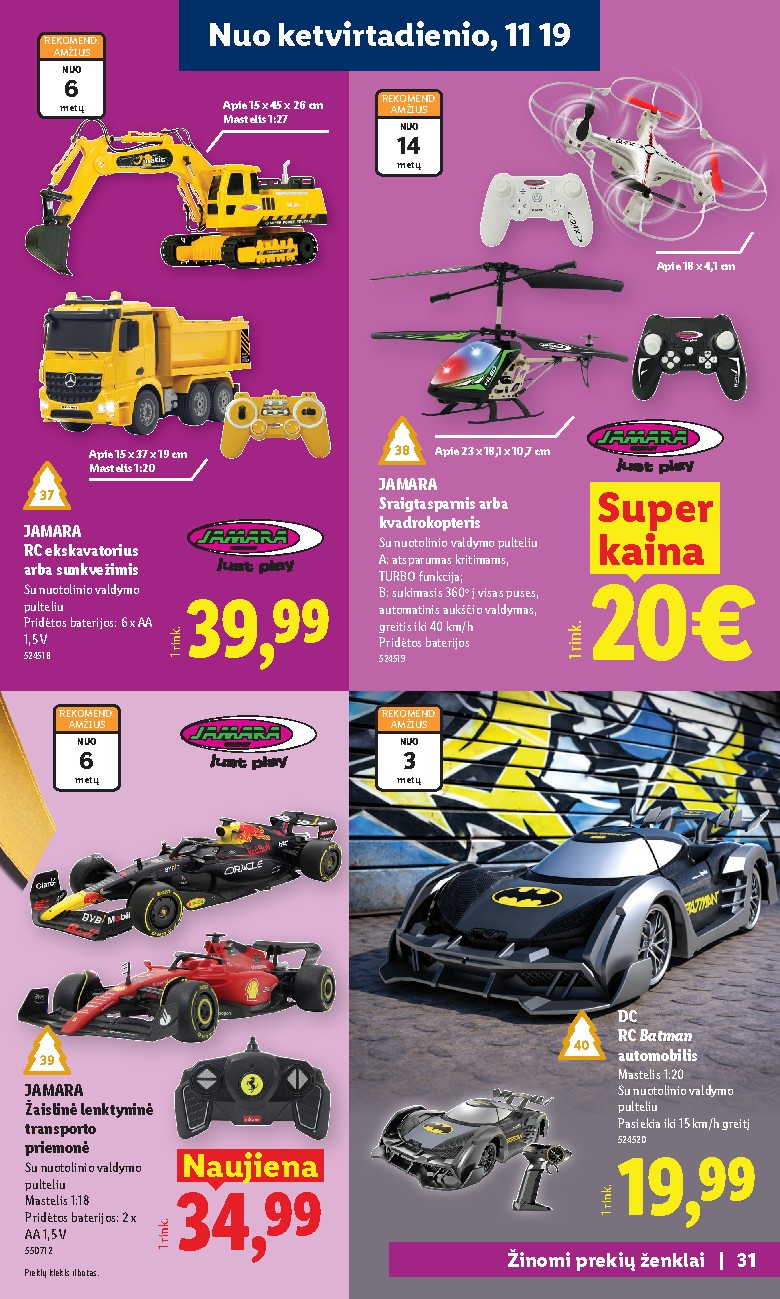 lidl - Žaislų katalogas (2026-11-02 - 2026-12-27) - page: 31