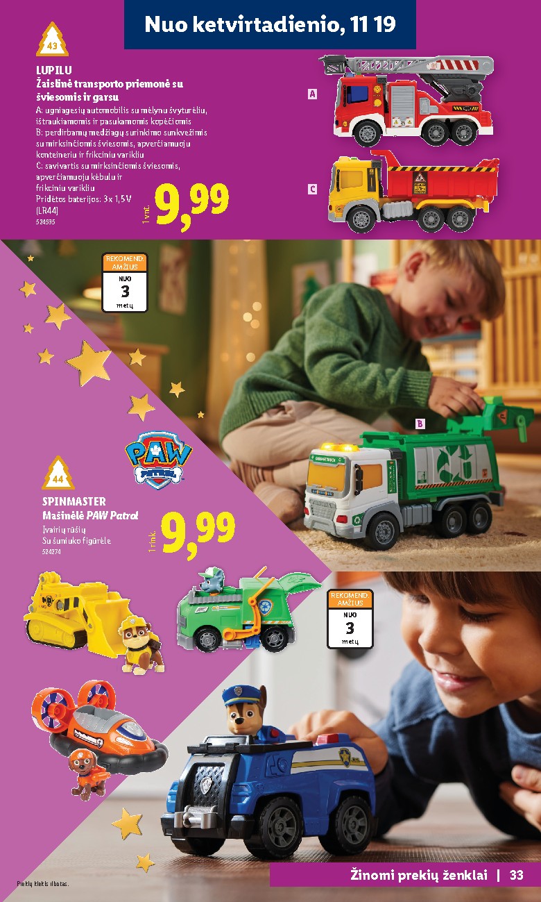 lidl - Žaislų katalogas (2026-11-02 - 2026-12-27) - page: 33