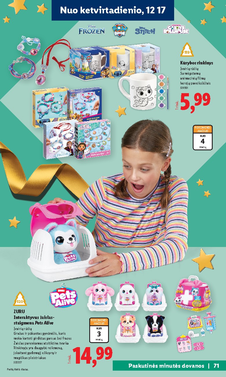 lidl - Žaislų katalogas (2026-11-02 - 2026-12-27) - page: 71