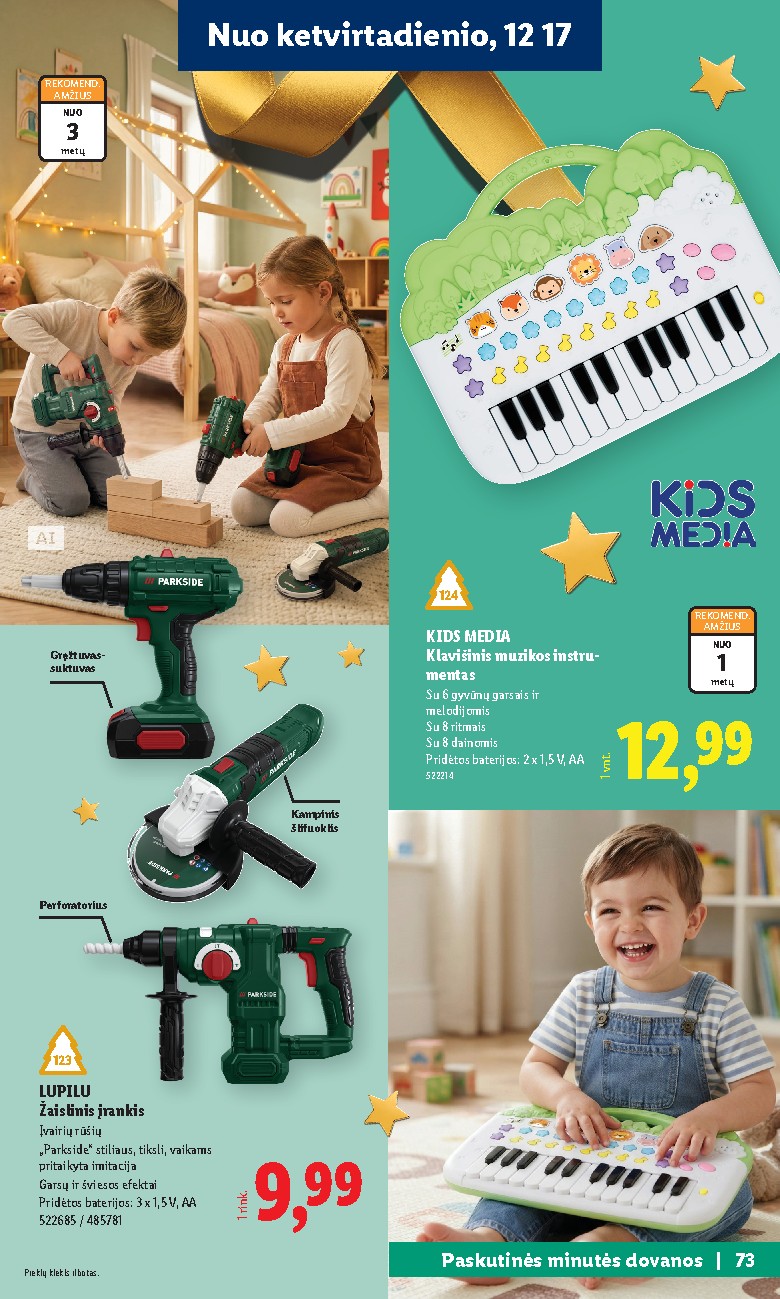 lidl - Žaislų katalogas (2026-11-02 - 2026-12-27) - page: 73
