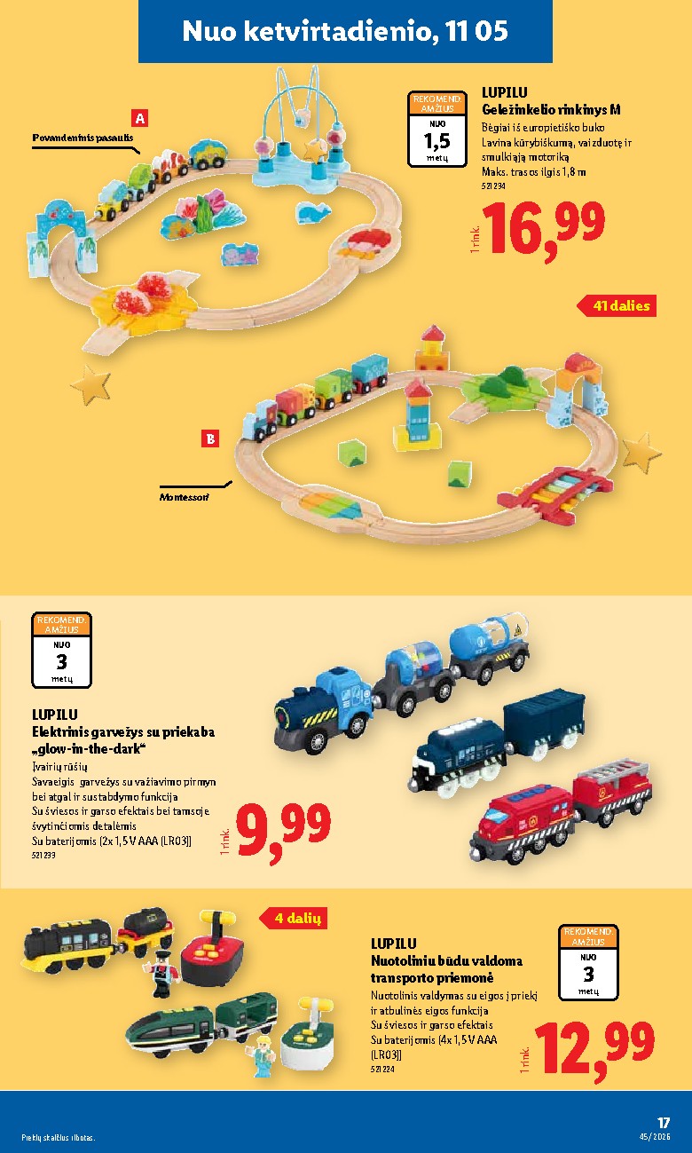 lidl - NE MAISTO PREKIŲ PASIŪLYMAI (2026-11-02 - 2026-11-08) - page: 17