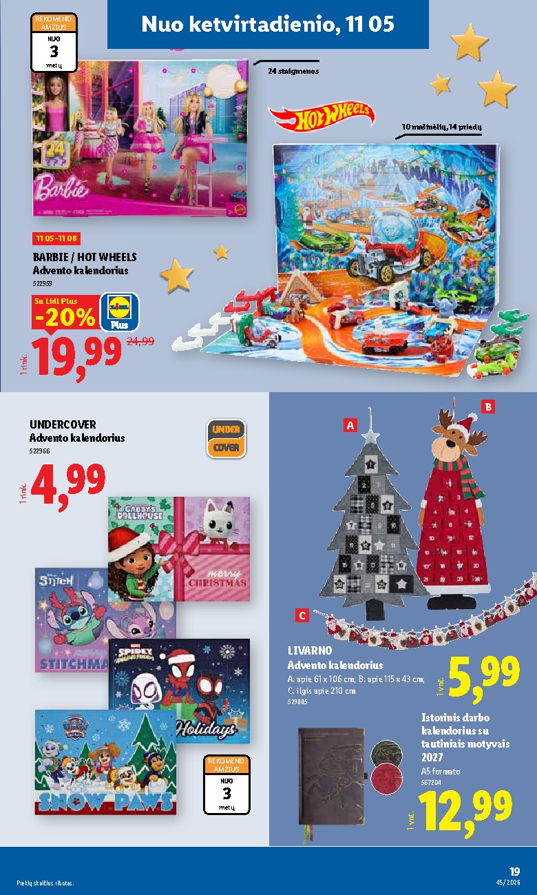 lidl - NE MAISTO PREKIŲ PASIŪLYMAI (2026-11-02 - 2026-11-08) - page: 19