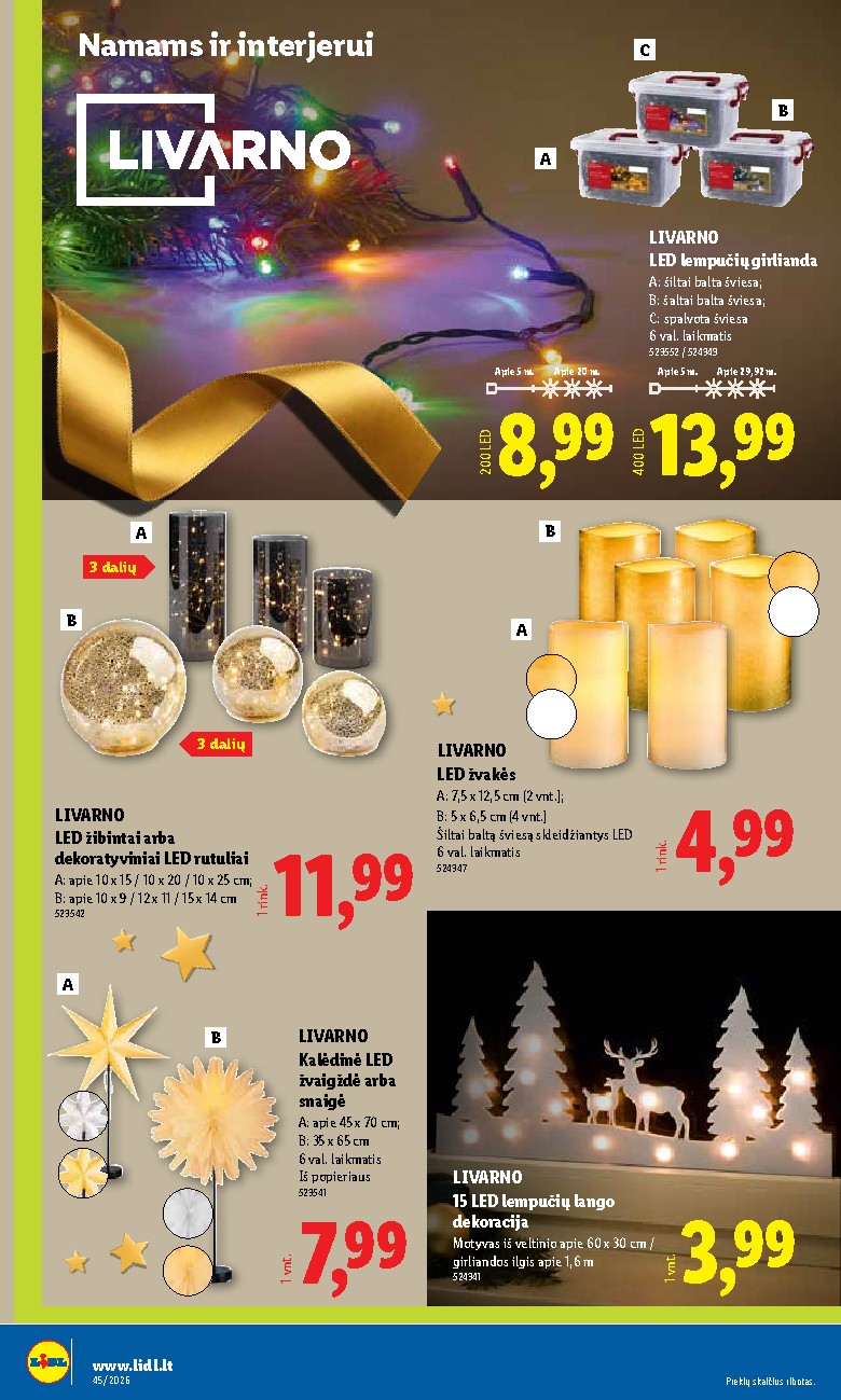 lidl - NE MAISTO PREKIŲ PASIŪLYMAI (2026-11-02 - 2026-11-08) - page: 6