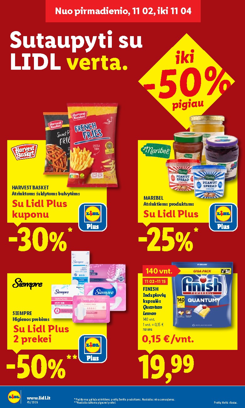 lidl - MAISTO PREKIŲ PASIŪLYMAI (2026-11-02 - 2026-11-08) - page: 2
