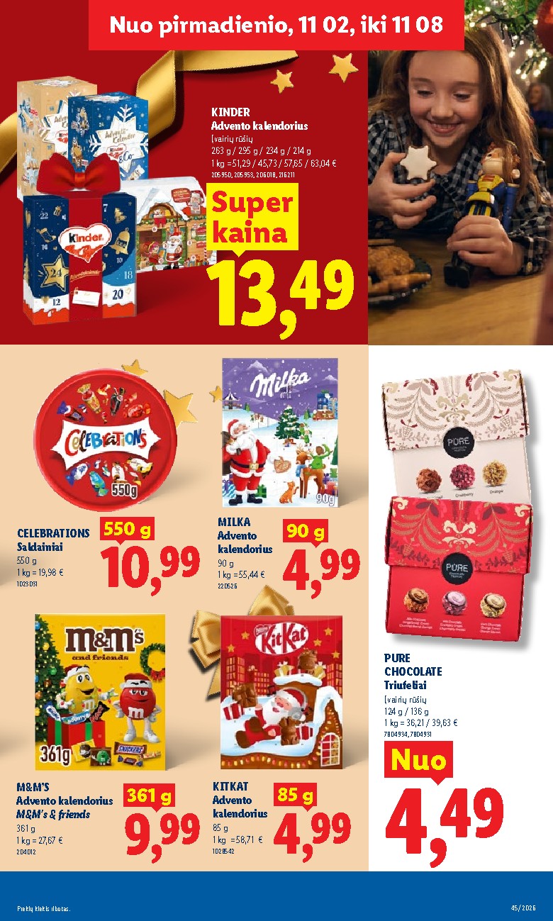 lidl - MAISTO PREKIŲ PASIŪLYMAI (2026-11-02 - 2026-11-08) - page: 11