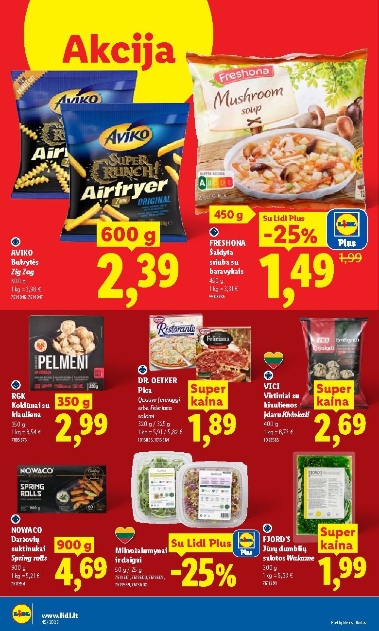 lidl - MAISTO PREKIŲ PASIŪLYMAI (2026-11-02 - 2026-11-08) - page: 12