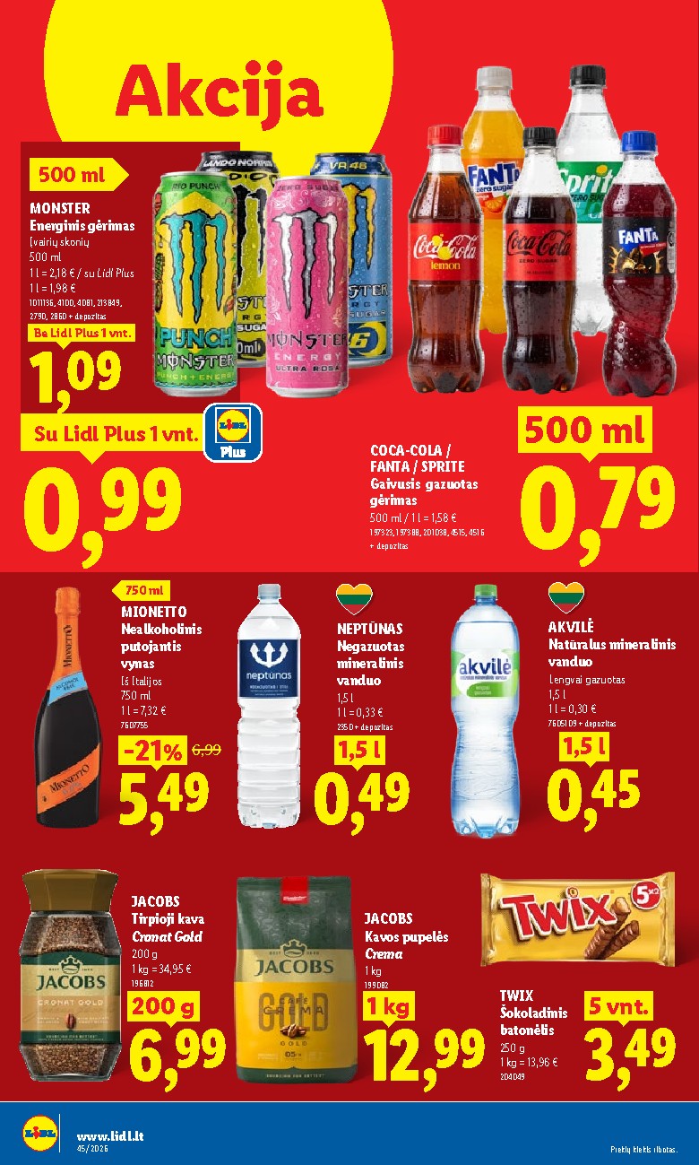 lidl - MAISTO PREKIŲ PASIŪLYMAI (2026-11-02 - 2026-11-08) - page: 14