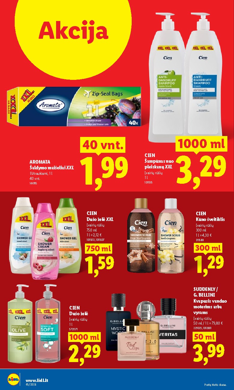 lidl - MAISTO PREKIŲ PASIŪLYMAI (2026-11-02 - 2026-11-08) - page: 16