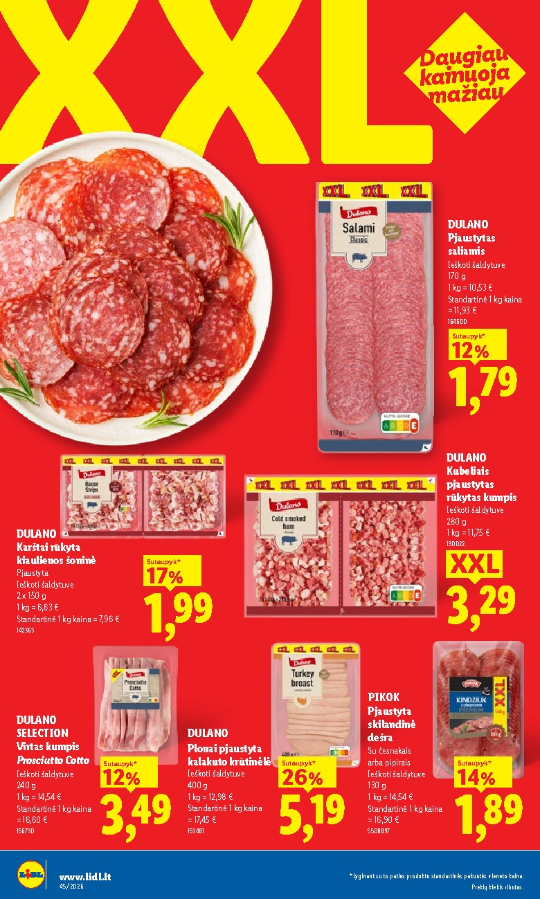 lidl - MAISTO PREKIŲ PASIŪLYMAI (2026-11-02 - 2026-11-08) - page: 18