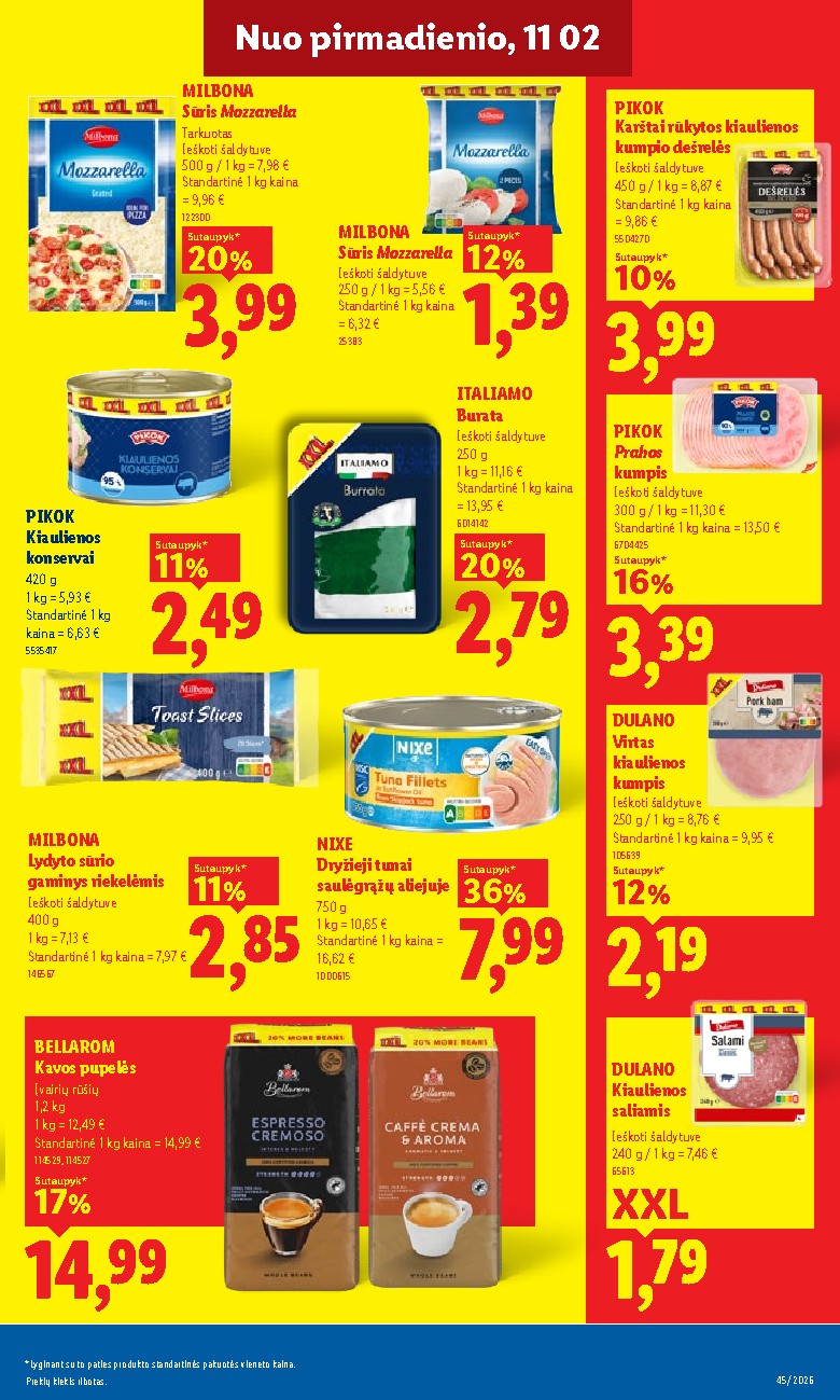 lidl - MAISTO PREKIŲ PASIŪLYMAI (2026-11-02 - 2026-11-08) - page: 19