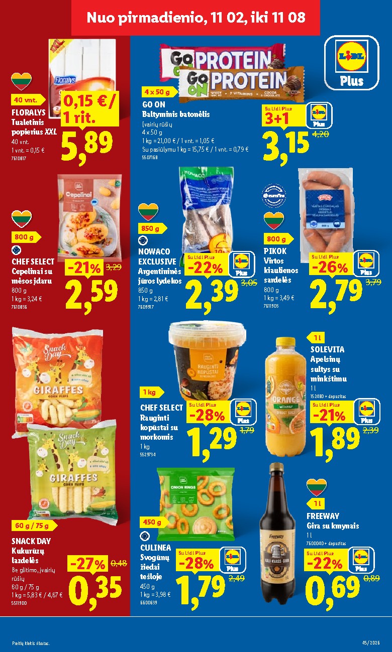 lidl - MAISTO PREKIŲ PASIŪLYMAI (2026-11-02 - 2026-11-08) - page: 3