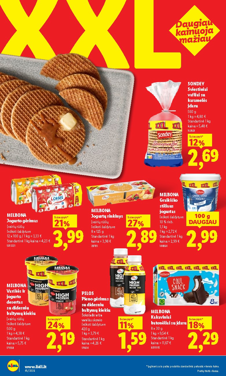 lidl - MAISTO PREKIŲ PASIŪLYMAI (2026-11-02 - 2026-11-08) - page: 22